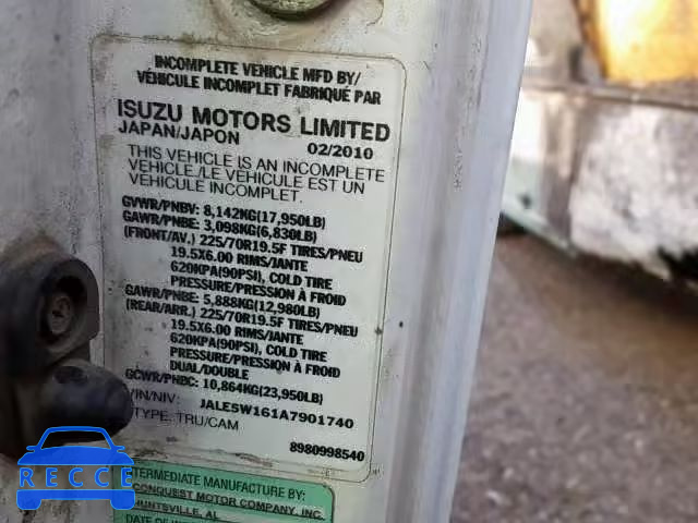 2010 ISUZU NQR JALE5W161A7901740 Bild 9