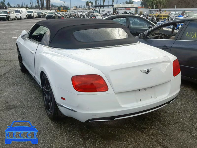 2012 BENTLEY CONTINENTA SCBGR3ZA1CC077824 image 2