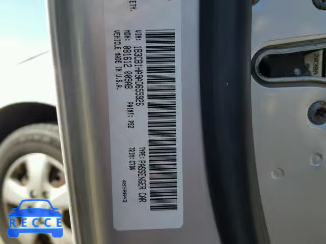 2010 DODGE CALIBER EX 1B3CB1HA9AD655926 image 9