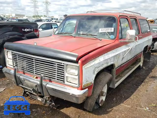 1987 CHEVROLET SUBURBAN V 1GNGV26J1HF155863 зображення 1
