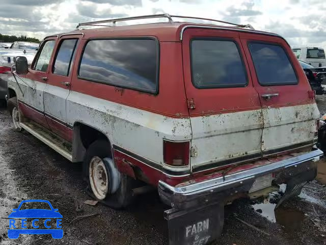 1987 CHEVROLET SUBURBAN V 1GNGV26J1HF155863 image 2