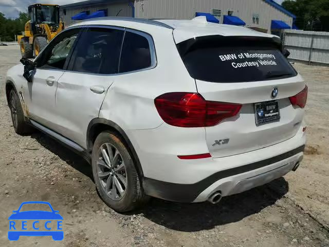 2019 BMW X3 SDRIVE3 5UXTR7C53KLF23583 image 2