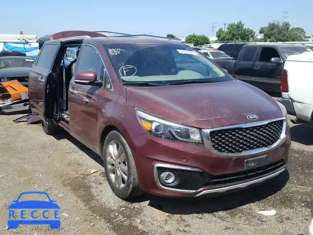 2016 KIA SEDONA SXL KNDME5C10G6145616 image 0