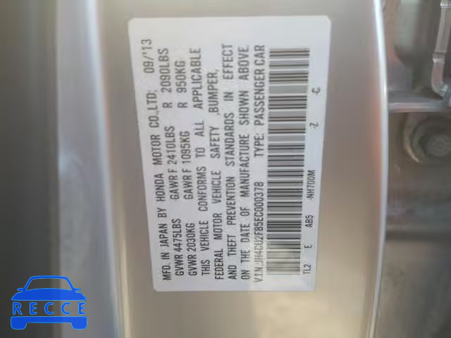 2014 ACURA TSX SE JH4CU2F85EC000378 Bild 7