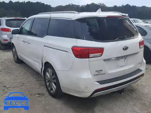 2015 KIA SEDONA SXL KNDME5C1XF6029175 image 2