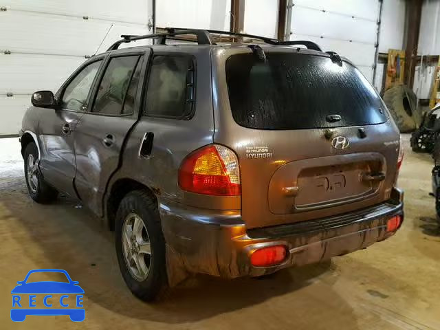 2004 HYUNDAI SANTA FE B KM8SB73D04U629522 зображення 2