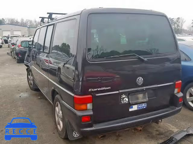 2001 VOLKSWAGEN EUROVAN MV WV2MB47041H135513 зображення 2