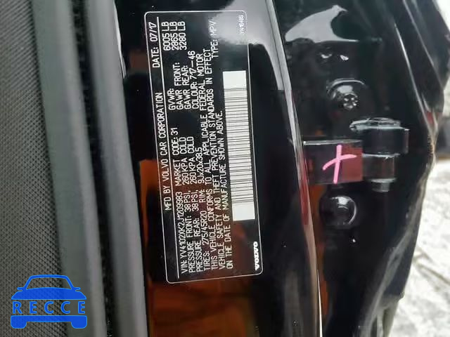 2018 VOLVO XC90 T5 YV4102XK2J1209983 зображення 9