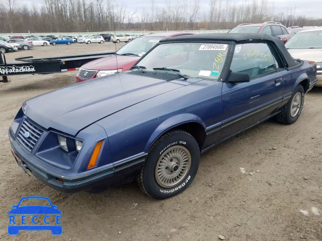 1984 FORD MUSTANG GL 1FABP2730EF207160 image 1