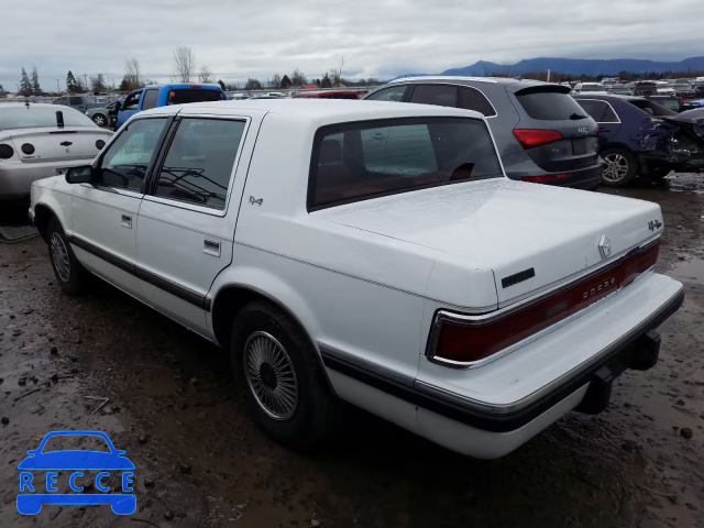 1989 DODGE DYNASTY LE 1B3BC563XKD429139 image 2