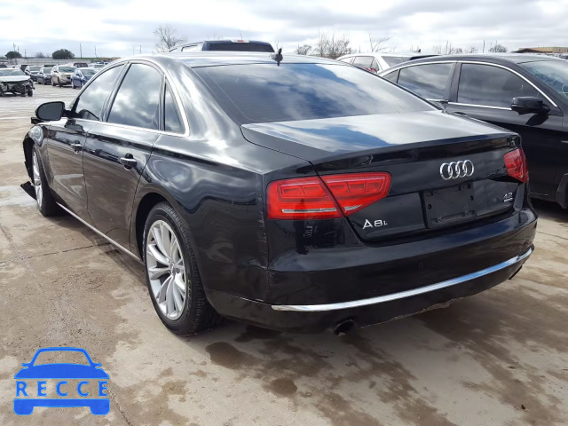 2012 AUDI A8 QUATTRO WAUAVAFD1CN009753 image 2