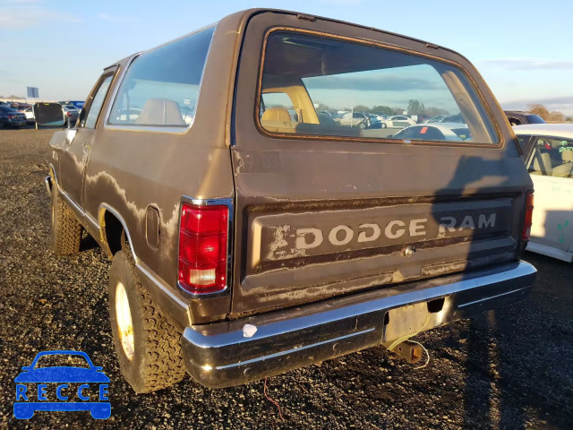 1989 DODGE RAMCHARGER 3B4GM07Y1KM906542 Bild 2