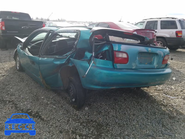 1994 HONDA CIVIC VX 2HGEH2371RH524786 image 2