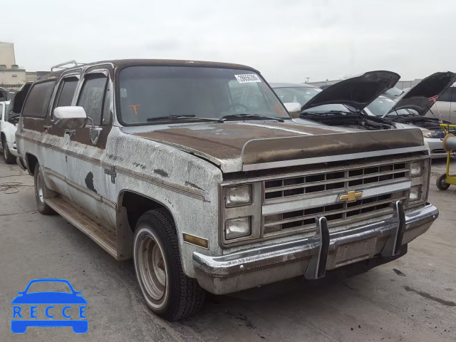 1987 CHEVROLET SUBURBAN R 1GNER16K8HF142638 зображення 0