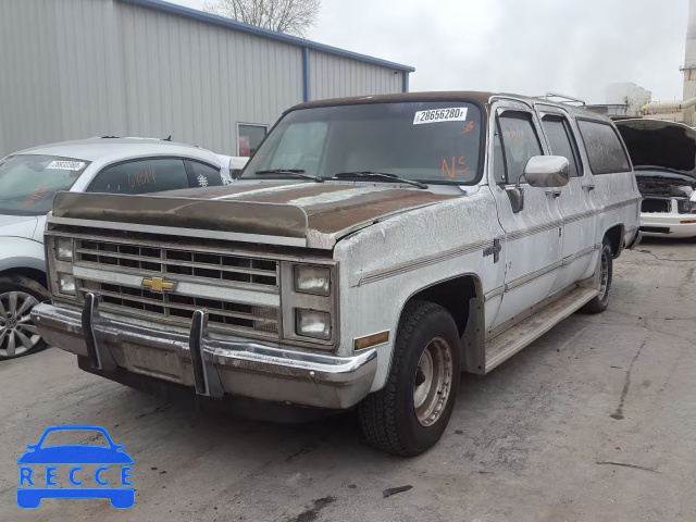 1987 CHEVROLET SUBURBAN R 1GNER16K8HF142638 зображення 1