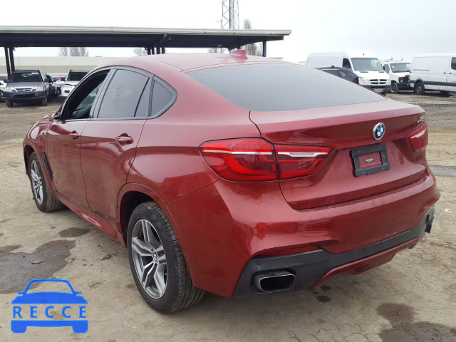 2016 BMW X6 XDRIVE5 5UXKU6C50G0R33848 image 2