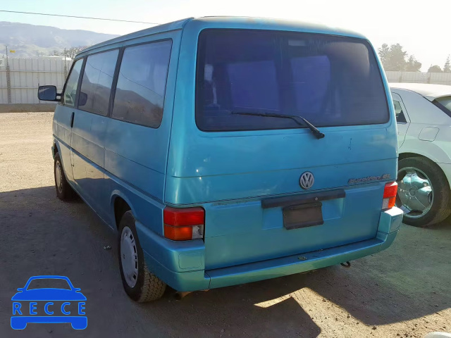 1993 VOLKSWAGEN EUROVAN GL WV2KD070XPH002323 зображення 2