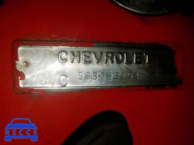 1956 CHEVROLET BEL AIR VC56B058194 зображення 9