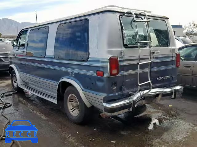 1989 DODGE RAM VAN B2 2B6HB21Y4KK339122 зображення 2