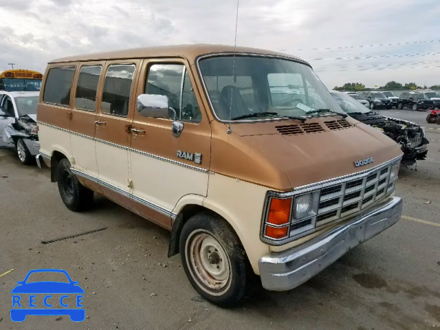 1987 DODGE RAM WAGON 2B4HB11T8HK201325 Bild 0