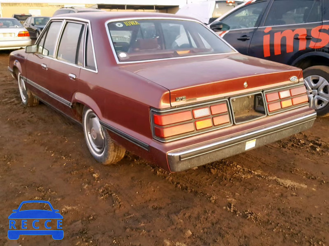 1986 FORD LTD 1FABP3933GG148430 зображення 2