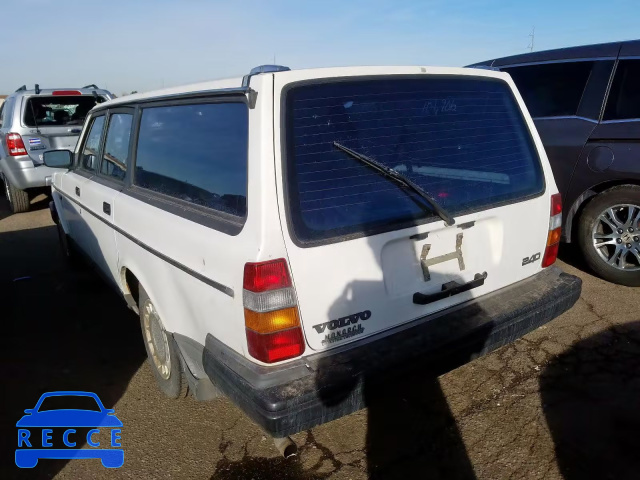 1991 VOLVO 240 BASE YV1AA8857M1904714 image 2