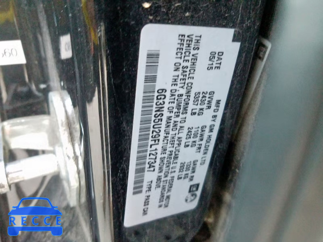 2015 CHEVROLET CAPRICE PO 6G3NS5U29FL127347 image 9