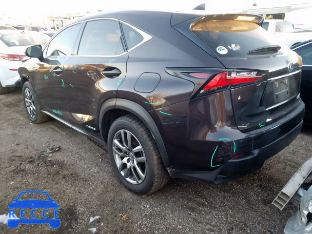 2015 LEXUS NX 300H JTJBJRBZ5F2023791 image 2