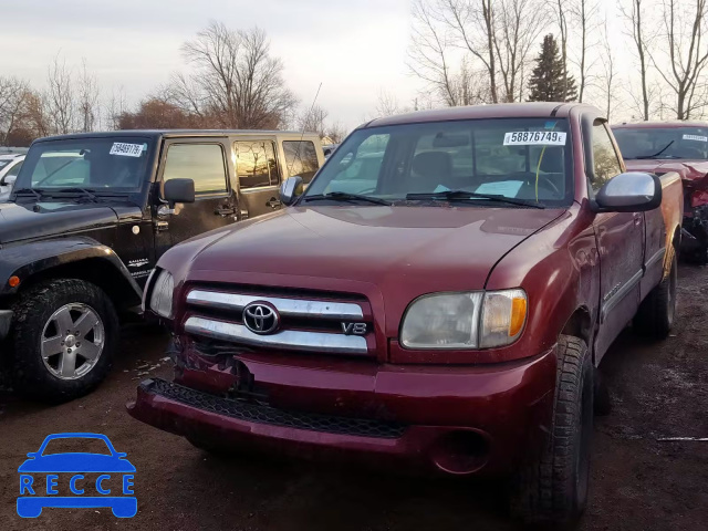 2004 TOYOTA TUNDRA SR5 5TBKT44164S449513 image 1