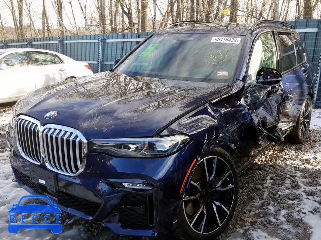 2020 BMW X7 XDRIVE4 5UXCW2C01L9A02635 image 1