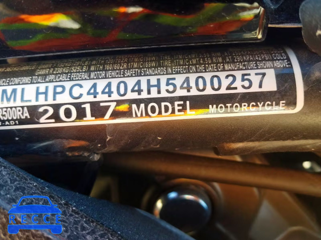 2017 HONDA CBR500 RA- MLHPC4404H5400257 зображення 9