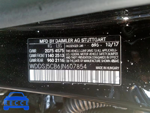2018 MERCEDES-BENZ CLA 45 AMG WDDSJ5CB6JN607854 Bild 9