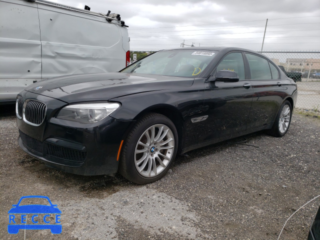 2014 BMW 740 LXI WBAYF4C59ED281809 зображення 1