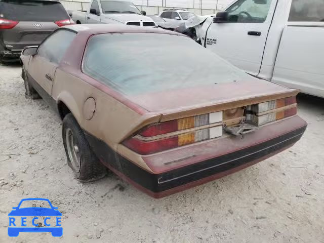 1985 CHEVROLET CAMARO BER 1G1FS87H2FL411799 Bild 2