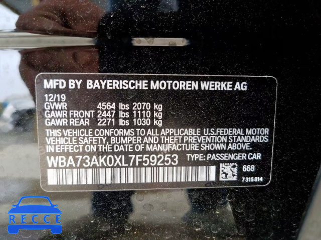 2020 BMW 228XI WBA73AK0XL7F59253 Bild 9