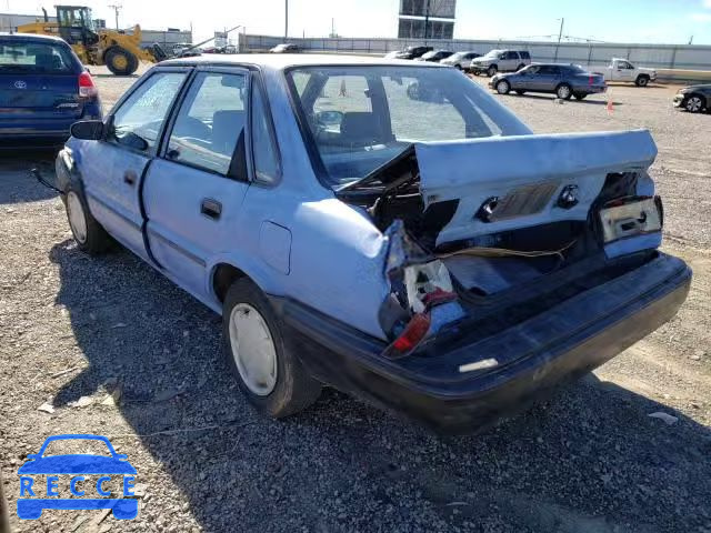1991 CHEVROLET PRIZM 1Y1SK5461MZ029762 image 2