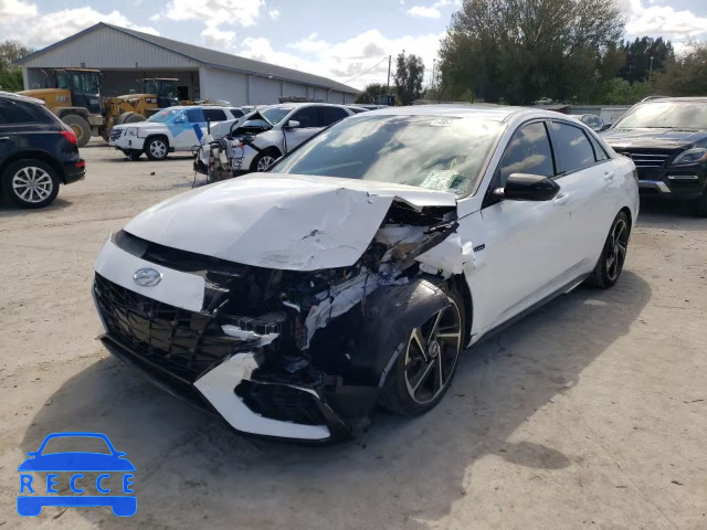 2021 HYUNDAI ELANTRA N KMHLR4AF9MU163639 image 1