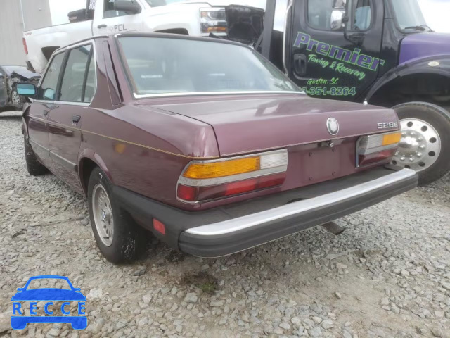 1984 BMW 528 E AUTO WBADK8301E9271803 Bild 2