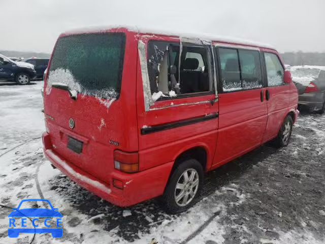 2000 VOLKSWAGEN EUROVAN MV WV2MH4704YH096608 зображення 3