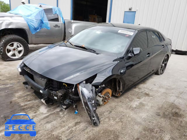 2021 HYUNDAI ELANTRA N KMHLR4AF0MU176070 image 1