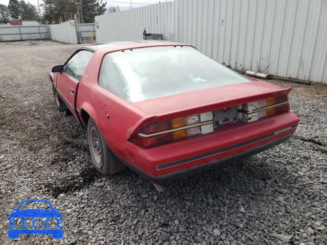 1984 CHEVROLET CAMARO BER 1G1AS87H4EN191742 Bild 2