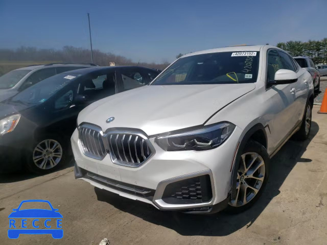 2021 BMW X6 XDRIVE4 5UXCY6C02M9E54421 image 1