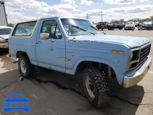 1981 FORD BRONCO U10 1FMDU15G1BLA60898 image 0