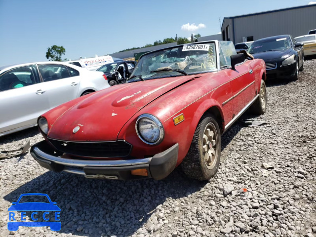 1982 FIAT 124 SPIDER ZFAAS00BXC5003258 Bild 1