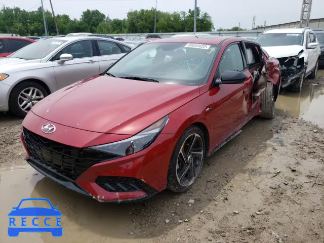 2022 HYUNDAI ELANTRA N KMHLR4AF9NU326954 Bild 1