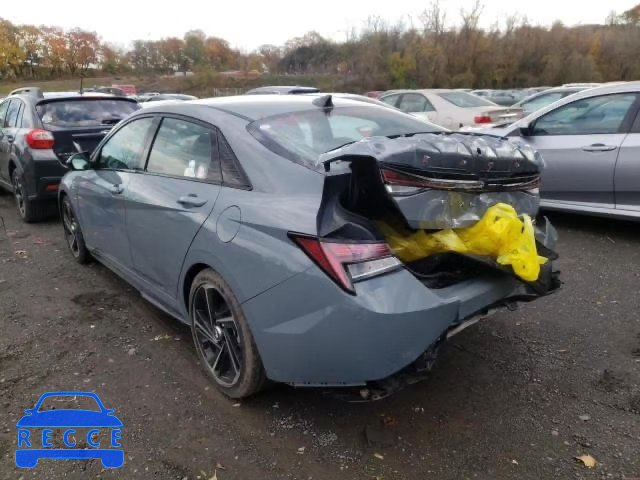 2021 HYUNDAI ELANTRA N KMHLR4AF6MU156289 image 2