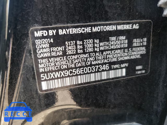 2014 BMW X3 XDRIVE 5UXWX9C56E0D37346 Bild 9