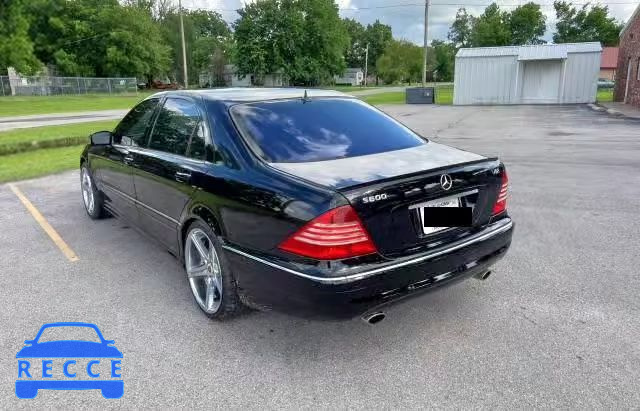 2001 MERCEDES-BENZ S 600 WDBNG78J41A191049 image 2