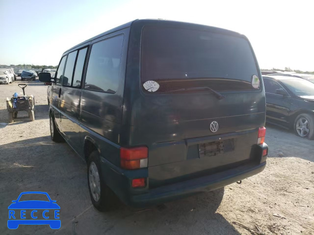 1999 VOLKSWAGEN EUROVAN GL WV2KH2702XH019651 зображення 2