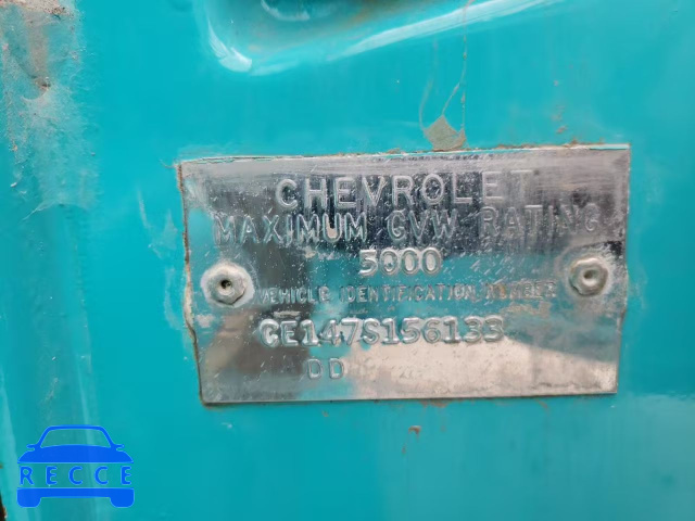 1967 CHEVROLET C-10 CE147S156133 Bild 8